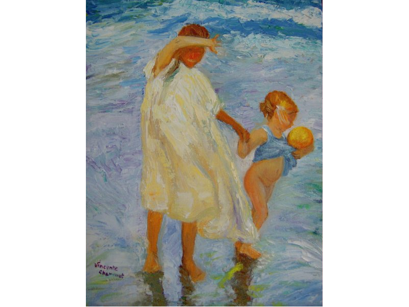  Les deux soeurs (d'aprs Sorolla)